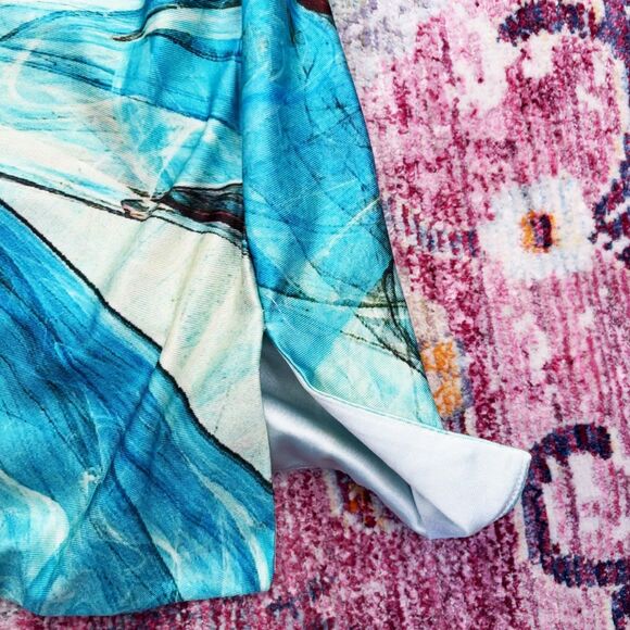 Farai London Gaia Blue Mini Dress - Picture 5 of 7